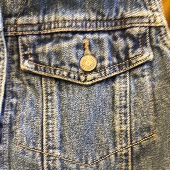 VINTAGE Y2K American Eagle Outfitters Denim Vest #518 - Picture 4 of 12